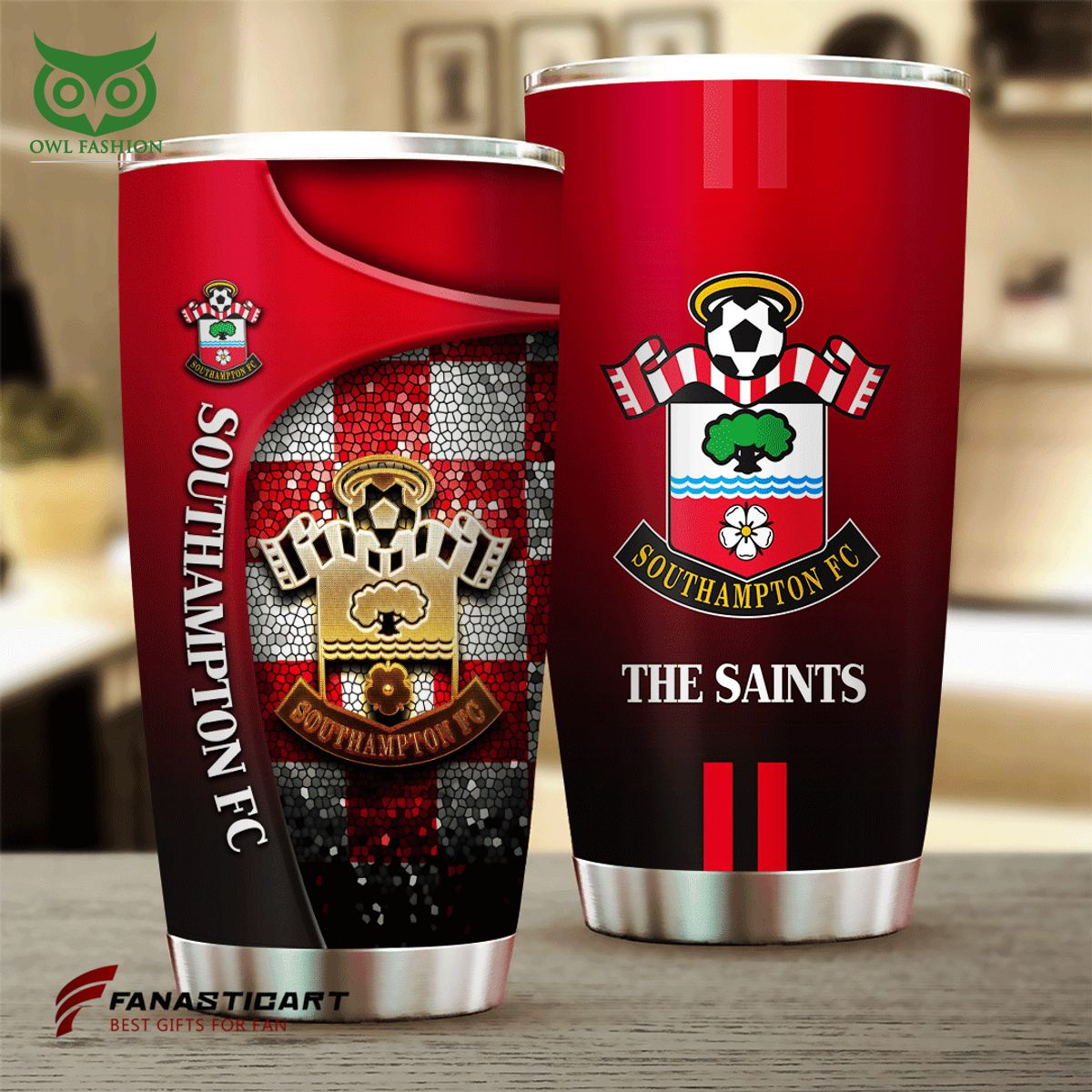 Southampton Premier League Football Team Tumbler Cup - Adult & Kids T-Shirts, Sweatshirts & Hoodies apparel design preview 1