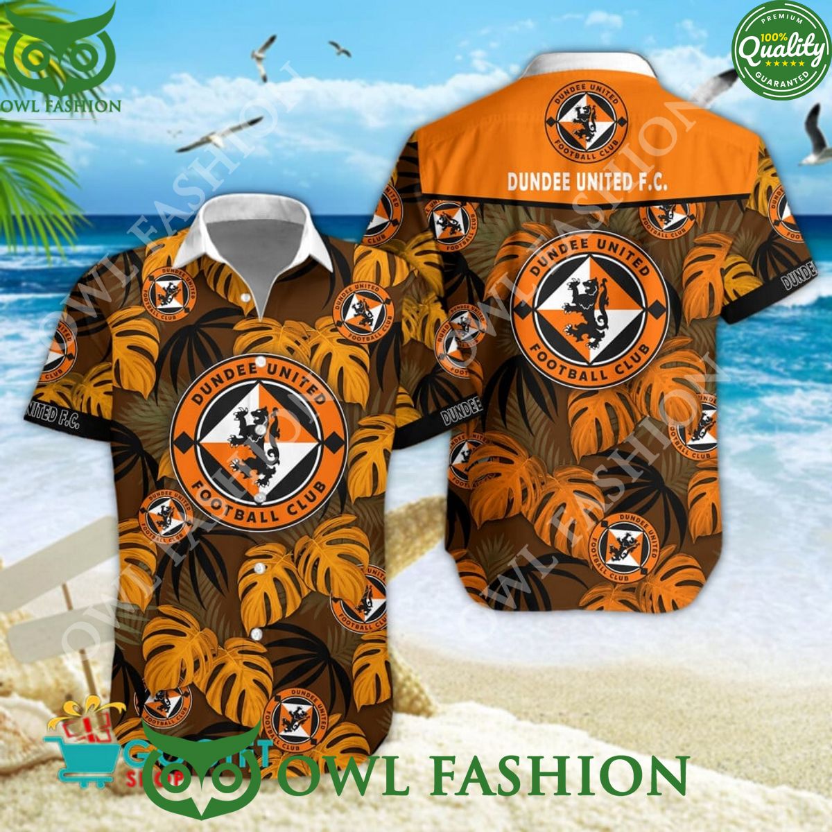 SPFL Championship Dundee United F.C. Tropical Vibe - Adult & Kids T-Shirts, Sweatshirts & Hoodies apparel design preview 1