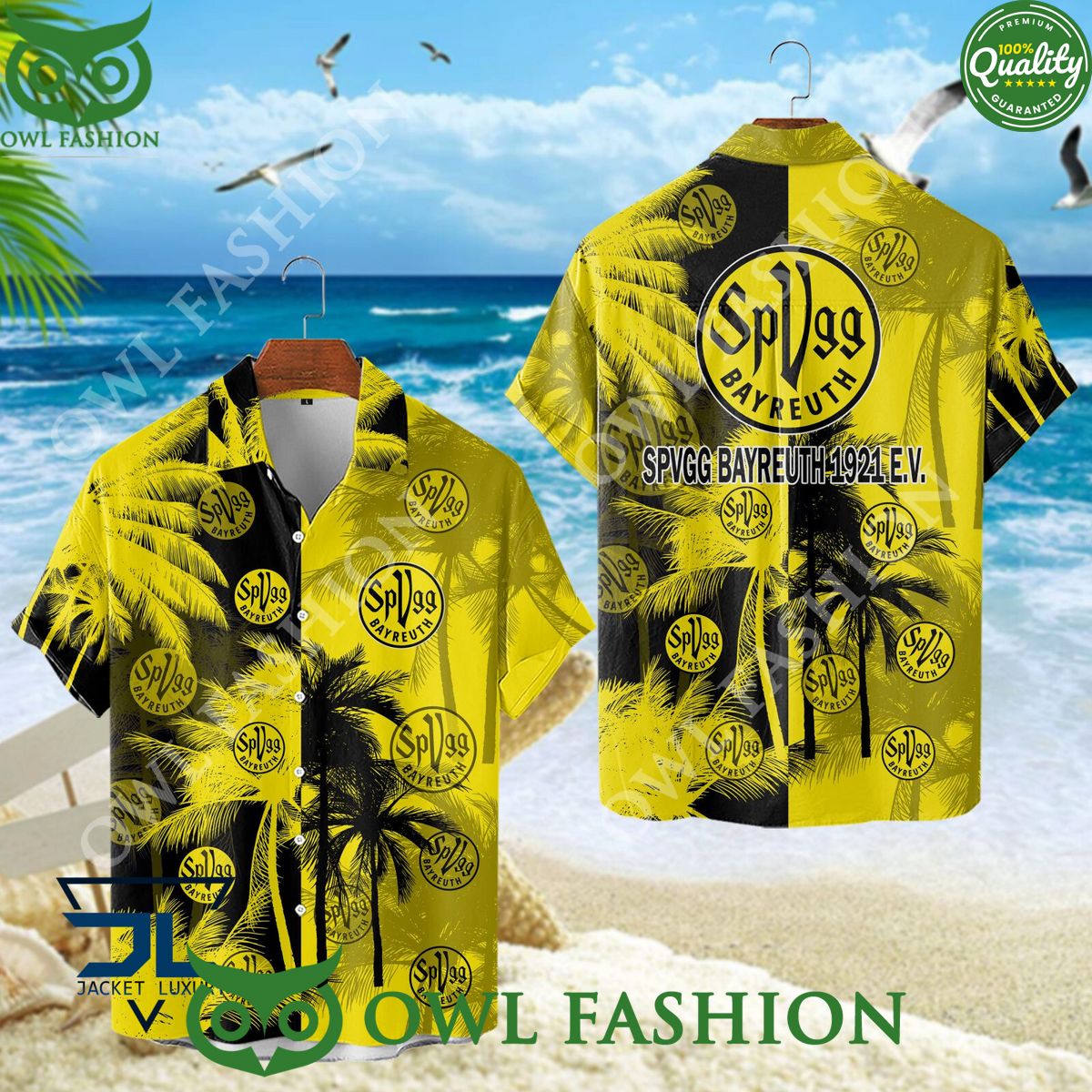 SpVgg Bayreuth 1921 e.V. Bundesliga Champion Tropical - Adult & Kids T-Shirts, Sweatshirts & Hoodies apparel design preview 1