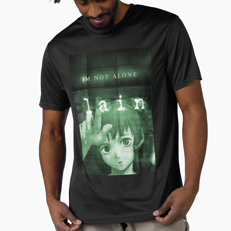 Lain i am not alone by renvtoleite - Adult & Kids T-Shirts, Sweatshirts & Hoodies apparel design preview 1