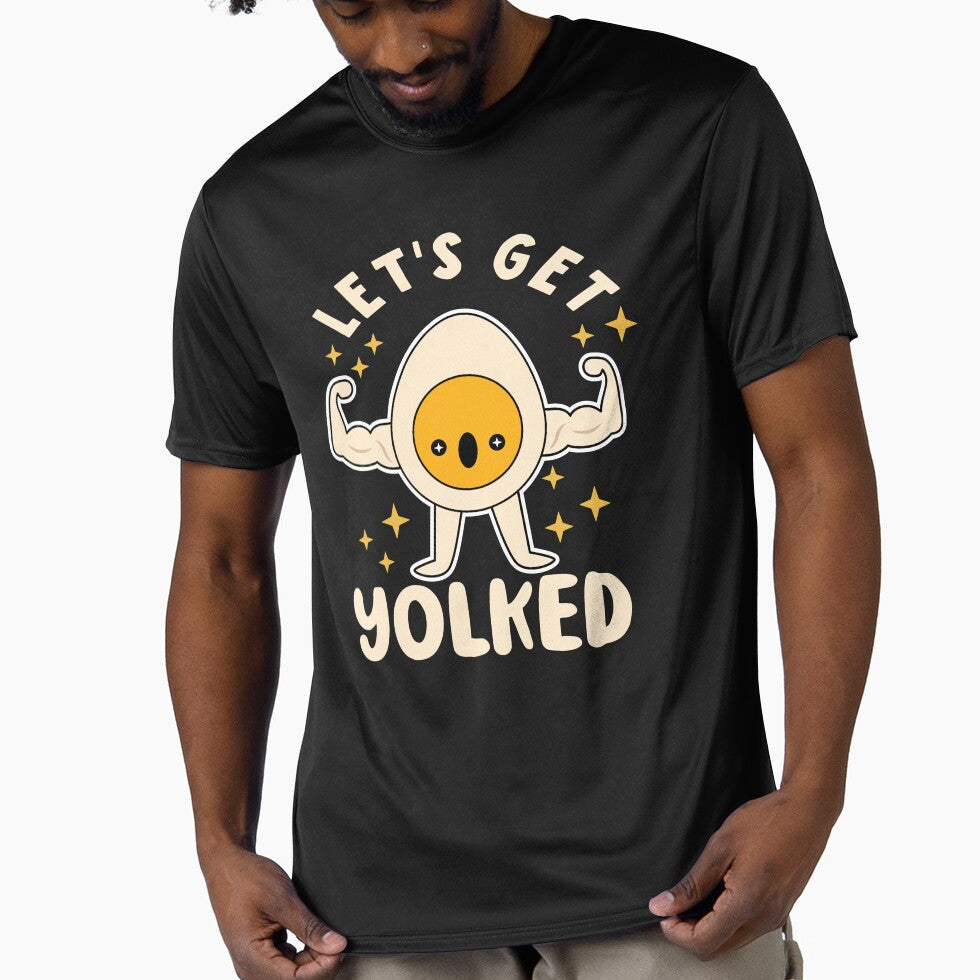 Lets Get Yolked by samah82 - Adult & Kids T-Shirts, Sweatshirts & Hoodies apparel design preview 1