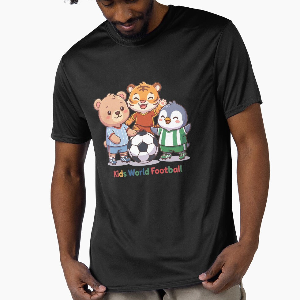 Global Soccer Friends Cute Animal Football Team by - Adult & Kids T-Shirts, Sweatshirts & Hoodies apparel design preview 1