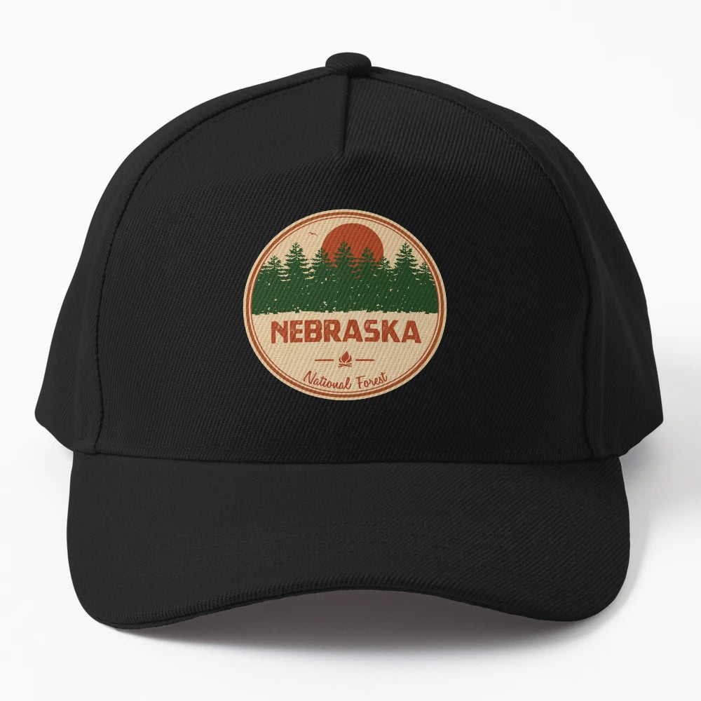 Nebraska National Forest OTTO Dad Hat - Everyday Essential - Snapback, Trucker Hat, Dad Hat, Denim Baseball Cap
