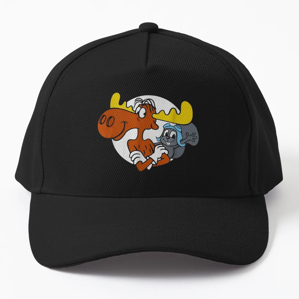 Bullwinkle W Bullwinkle W Bullwinkle Trucker Hat - Classic - Snapback, Trucker Hat, Dad Hat, Denim Baseball Cap