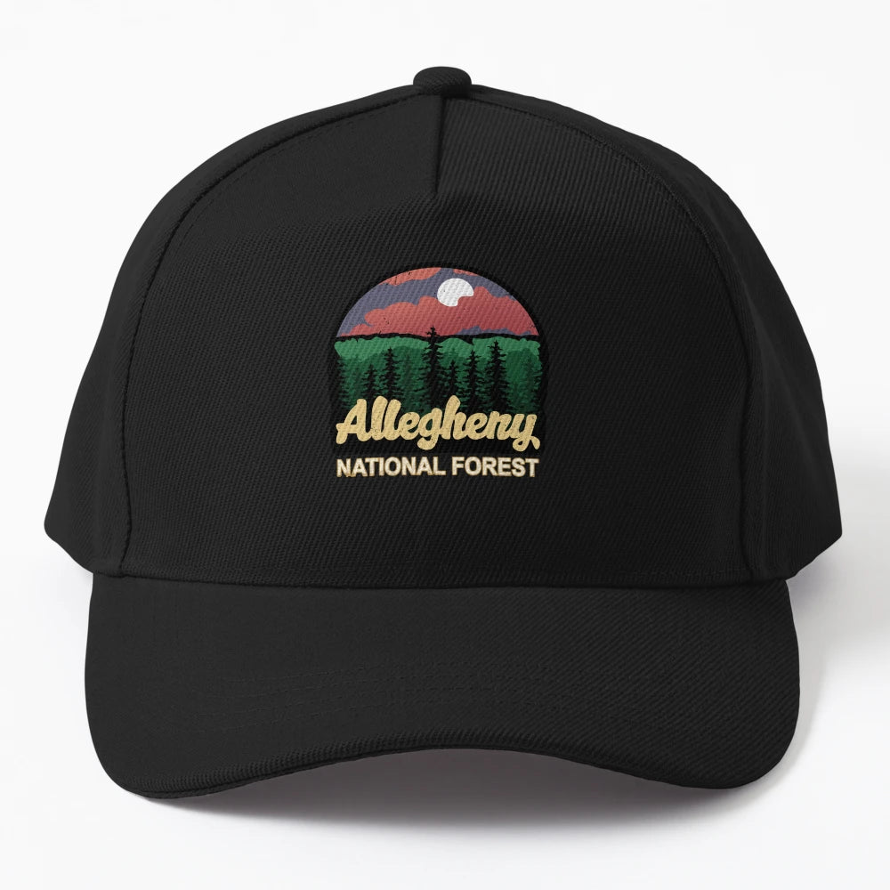 Hollys Allegheny National Forest Back 4 Blood Trucker Hat - Snapback, Trucker Hat, Dad Hat, Denim Baseball Cap