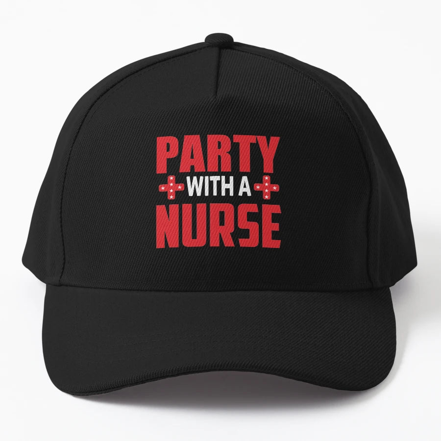 Party Nurse Typography Shirt Gift Nurses OTTO Dad Hat - Snapback, Trucker Hat, Dad Hat, Denim Baseball Cap