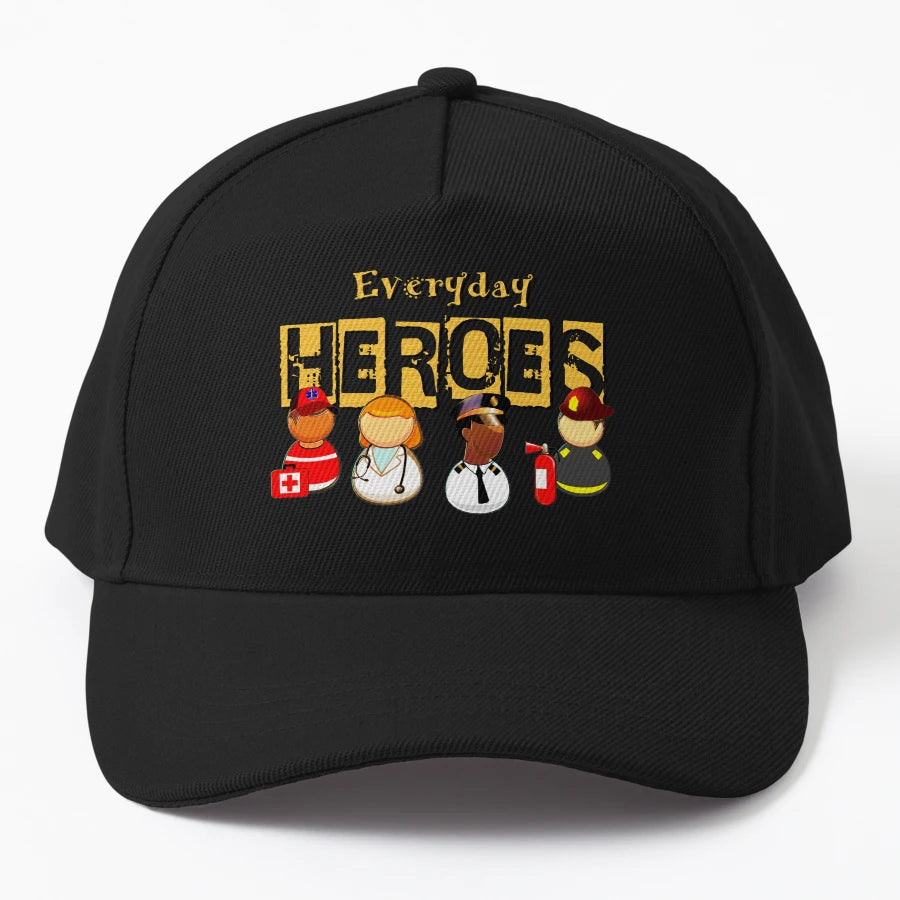 Everyday Heroes OTTO Dad Hat - Vintage Aesthetic - Snapback, Trucker Hat, Dad Hat, Denim Baseball Cap