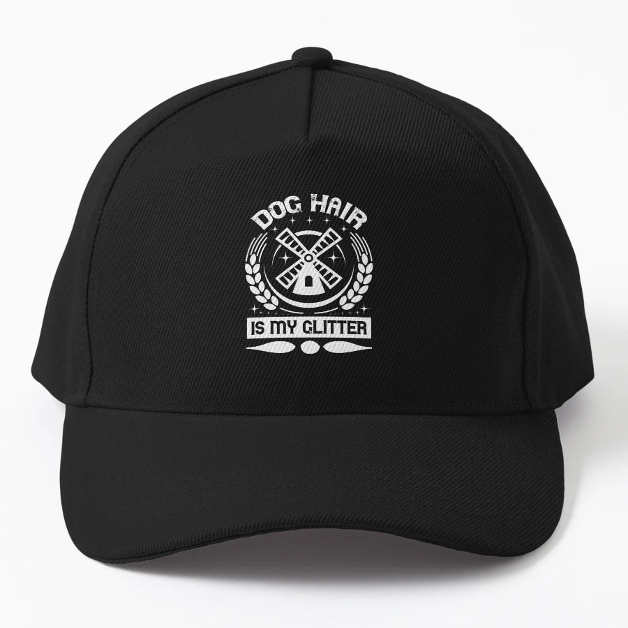 Dog Hair Is My Glitter Funny Puppies Lover OTTO Dad Hat - Snapback, Trucker Hat, Dad Hat, Denim Baseball Cap