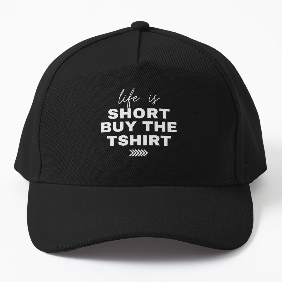 Life Is Short Buy T Shirt OTTO Dad Hat - Premium Unique Art - Snapback, Trucker Hat, Dad Hat, Denim Baseball Cap