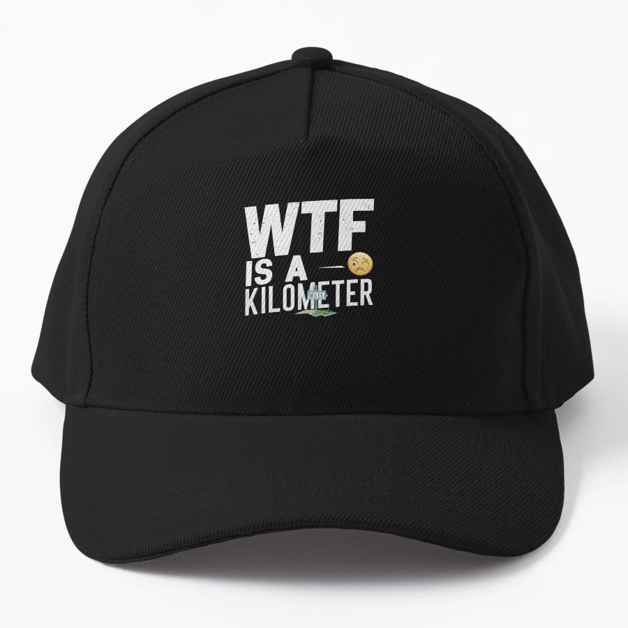 Wtf Is Kilometer OTTO Dad Hat - High-Quality Breathable - Snapback, Trucker Hat, Dad Hat, Denim Baseball Cap