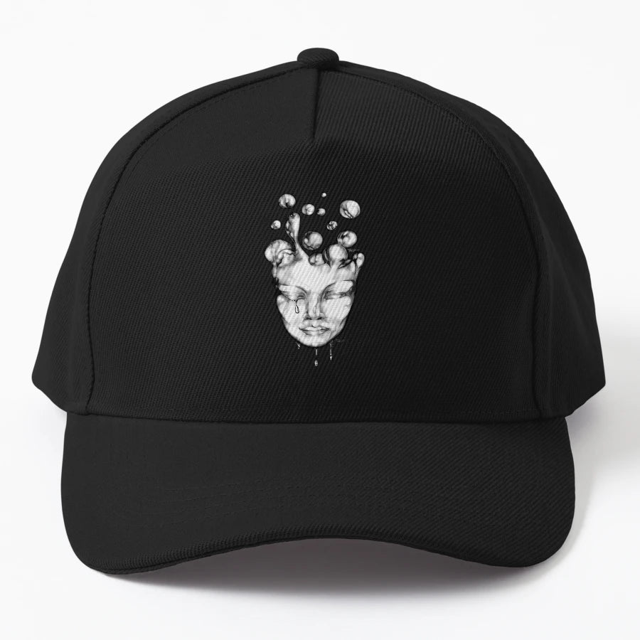 Surreal Sorrow Misery Spirit New Era Snapback - Embroidered - Snapback, Trucker Hat, Dad Hat, Denim Baseball Cap