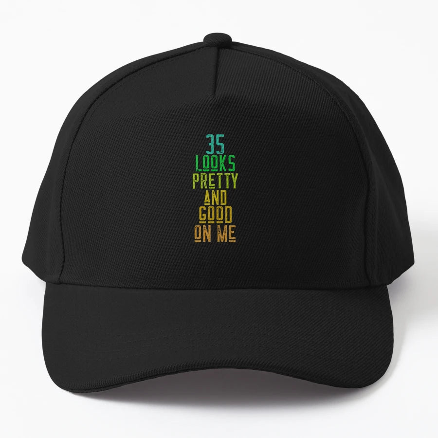 35 Looks Pretty And Good Me T Shirt New Era Snapback - Snapback, Trucker Hat, Dad Hat, Denim Baseball Cap