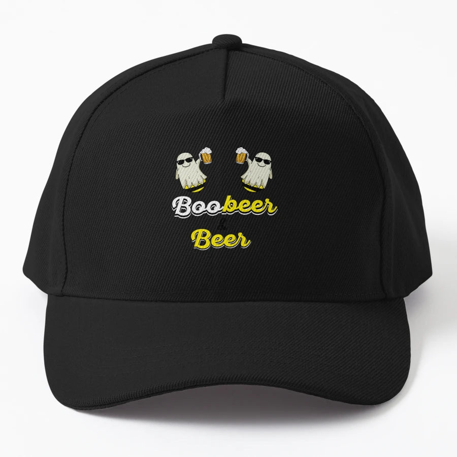 Meme Boo Beer And Beer Denim Baseball Cap - 6-Panel Cap - Snapback, Trucker Hat, Dad Hat, Denim Baseball Cap