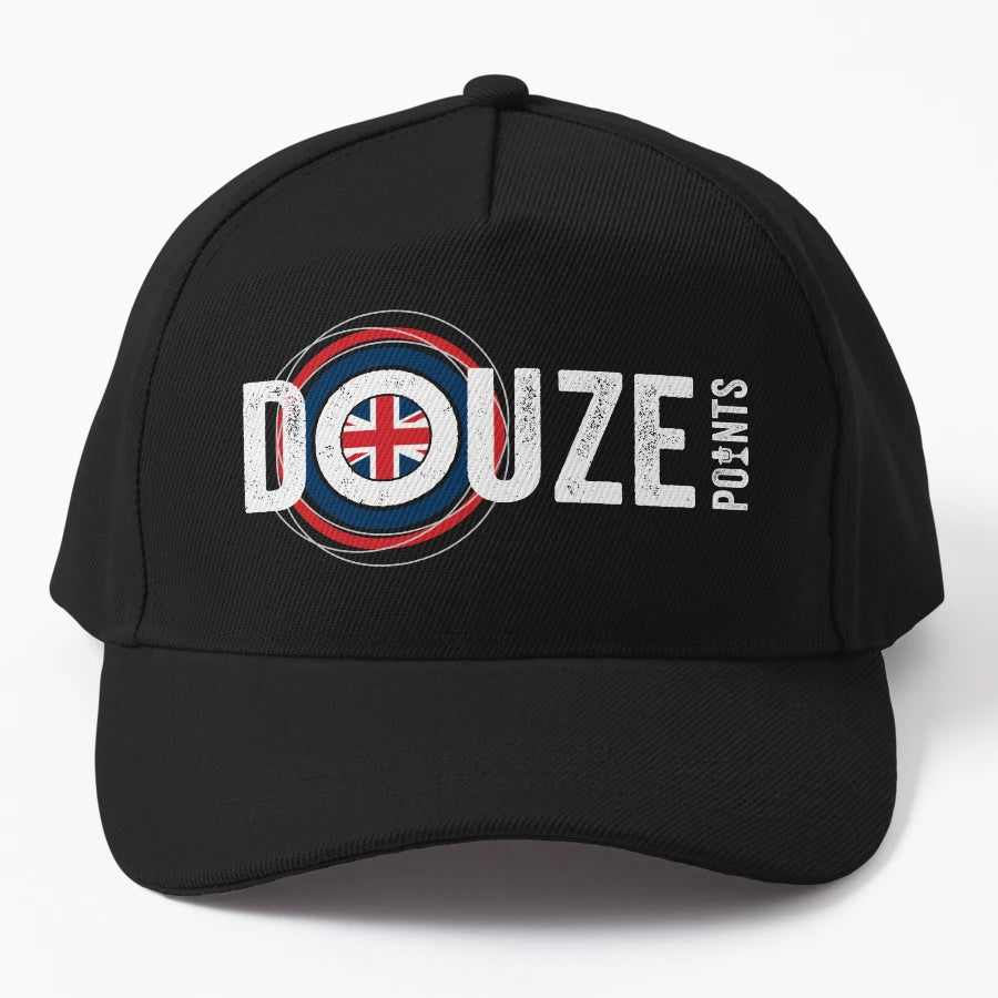 Douze Points United Kingdom Trucker Hat - Outdoor Style - Snapback, Trucker Hat, Dad Hat, Denim Baseball Cap