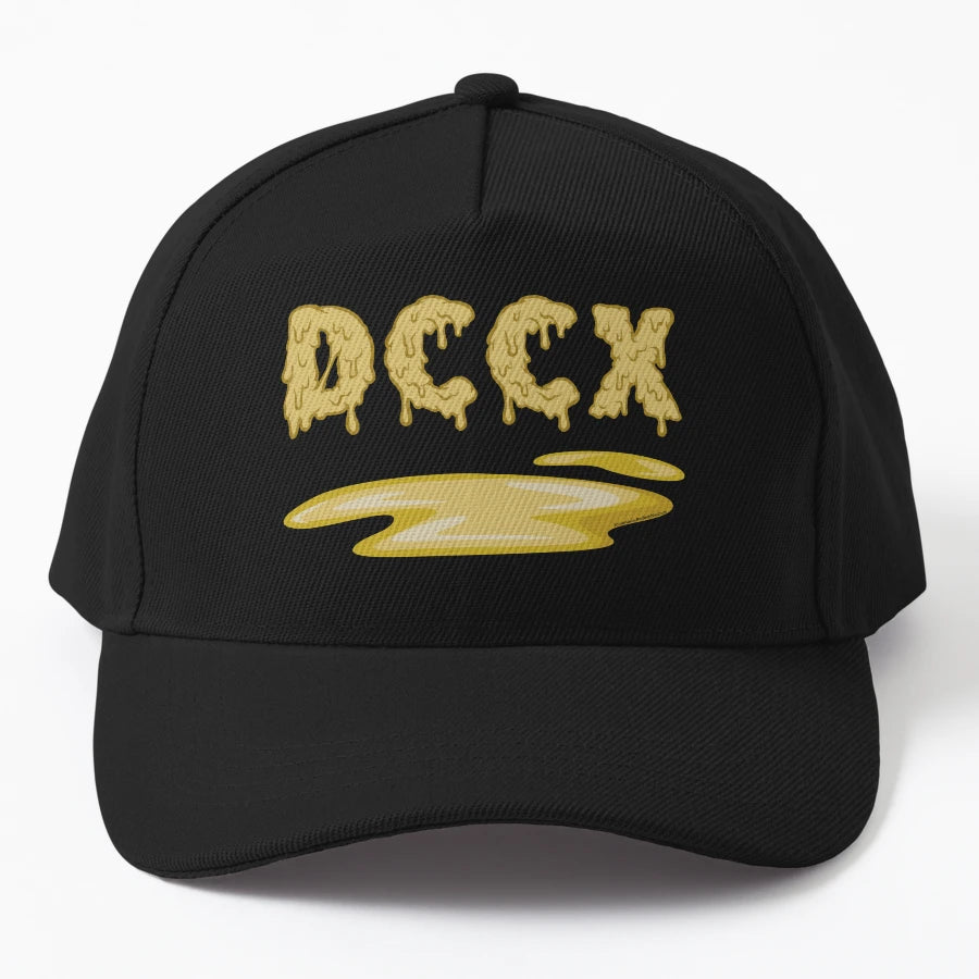 Dccx 710 Drip Roman Numerals Stoner Denim Baseball Cap - Snapback, Trucker Hat, Dad Hat, Denim Baseball Cap