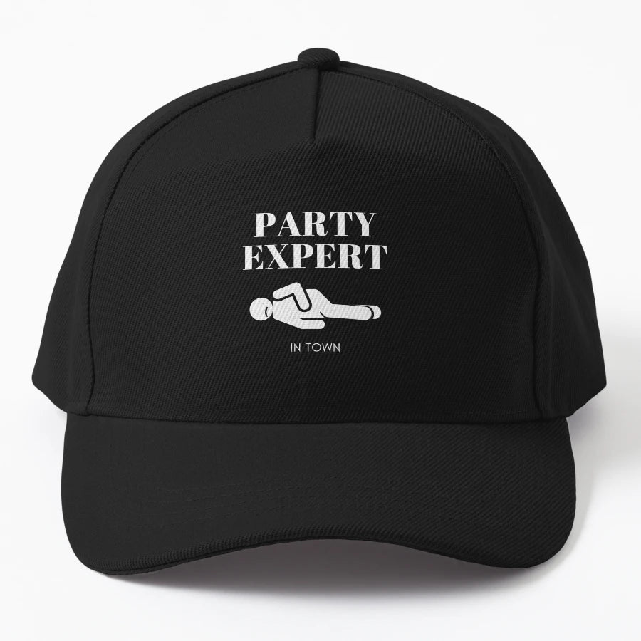 Party Expert Town OTTO Dad Hat - Unstructured Custom Crafted - Snapback, Trucker Hat, Dad Hat, Denim Baseball Cap