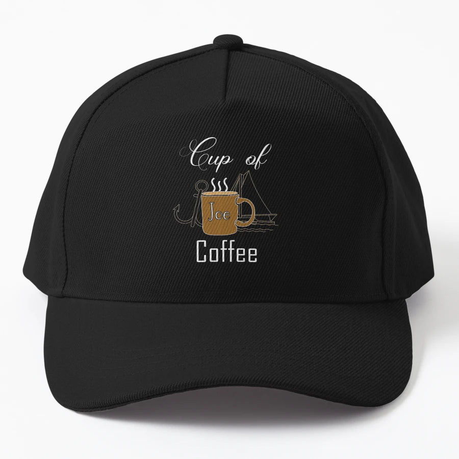 Cup Joe Coffee Nautical Theme New Era Snapback - High-Qualit - Snapback, Trucker Hat, Dad Hat, Denim Baseball Cap