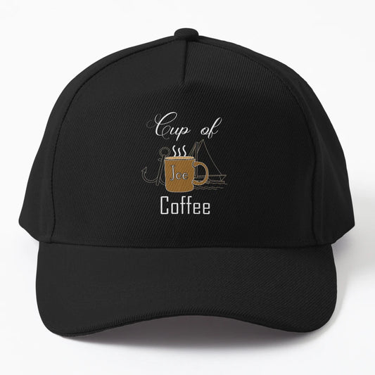 Cup Joe Coffee Nautical Theme New Era Snapback - High-Qualit - Snapback, Trucker Hat, Dad Hat, Denim Baseball Cap