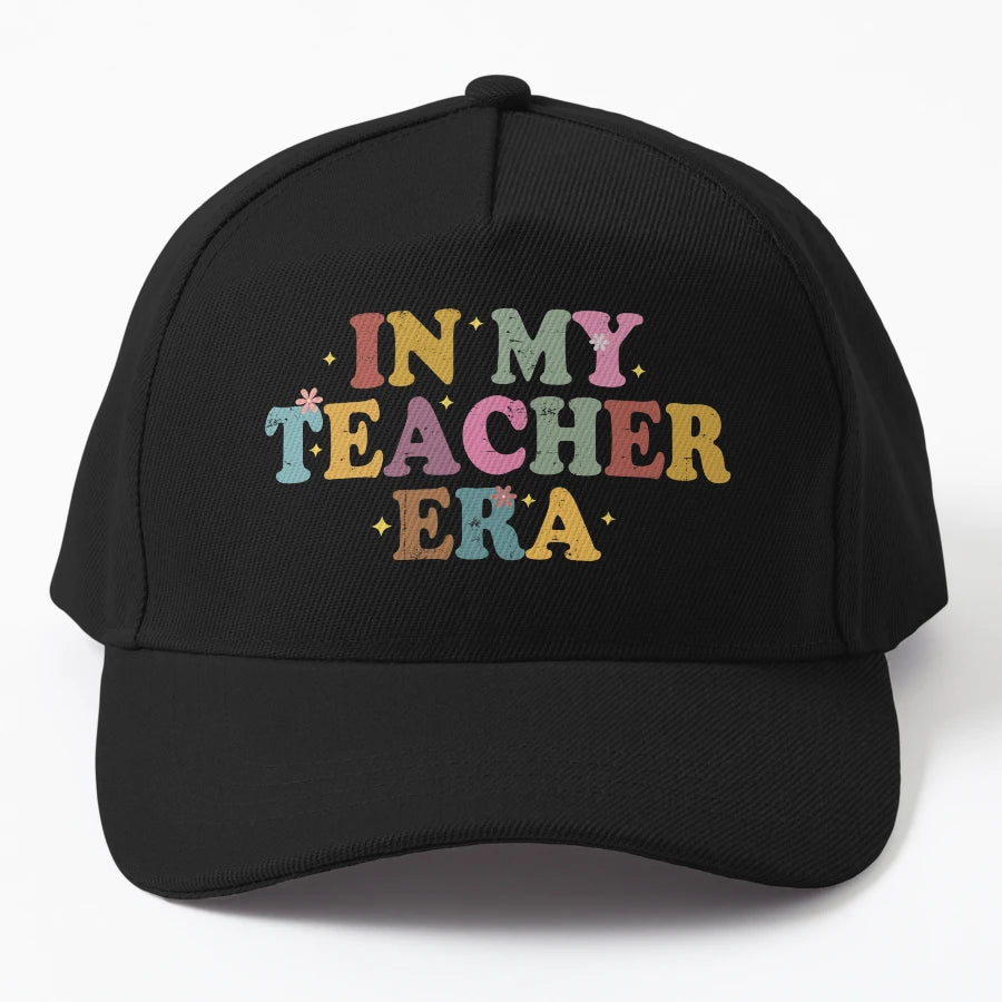 My Teacher Era First Day School Back To School Trucker Hat - Snapback, Trucker Hat, Dad Hat, Denim Baseball Cap