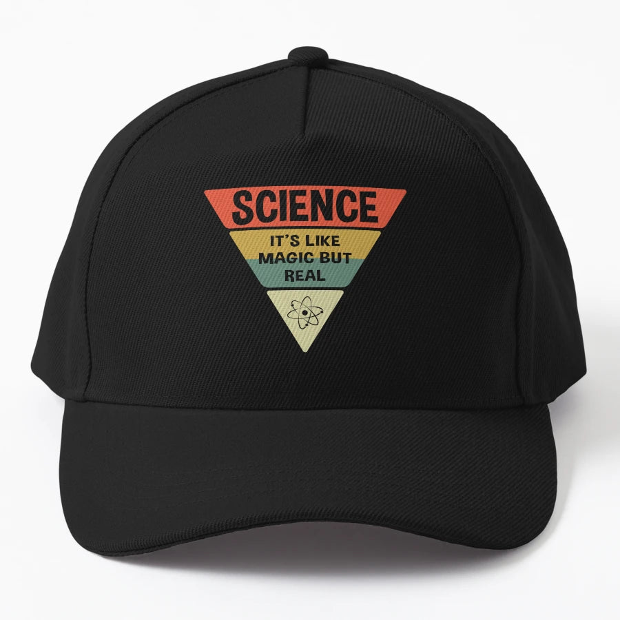 Science Its Like Magic But Real Gift Funny New Era Snapback - Snapback, Trucker Hat, Dad Hat, Denim Baseball Cap