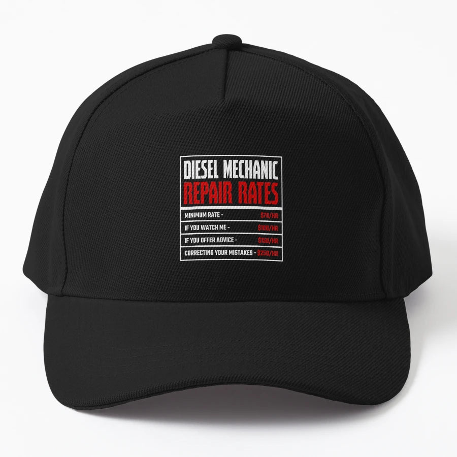 Diesel Mechanic Repair Rates Mechanic Lovers OTTO Dad Hat - Snapback, Trucker Hat, Dad Hat, Denim Baseball Cap