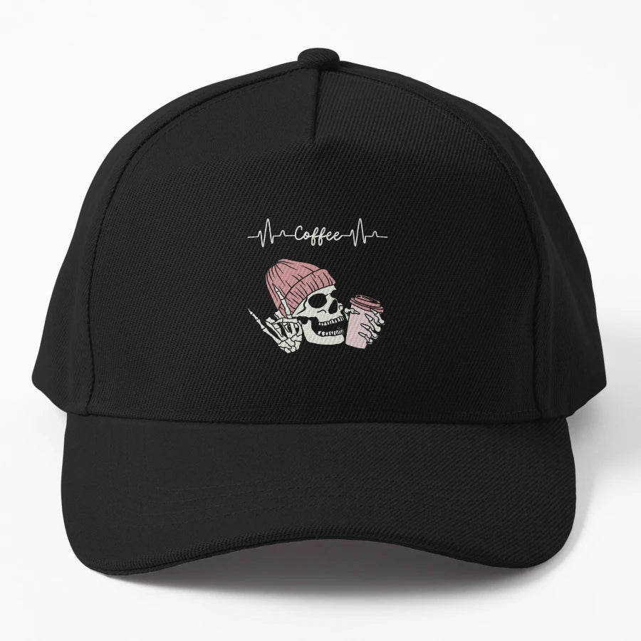 Coffee Because Adulting Is Hard Trucker Hat - Premium - Snapback, Trucker Hat, Dad Hat, Denim Baseball Cap