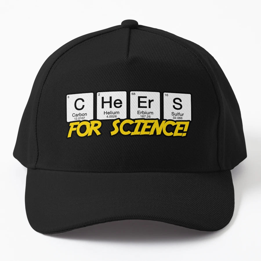 Cheers Science Trucker Hat - Structured Breathable Design - Snapback, Trucker Hat, Dad Hat, Denim Baseball Cap