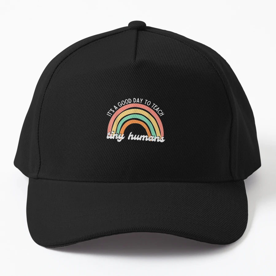 Its Good Day Teach Tiny Humans Funny Denim Baseball Cap - Snapback, Trucker Hat, Dad Hat, Denim Baseball Cap