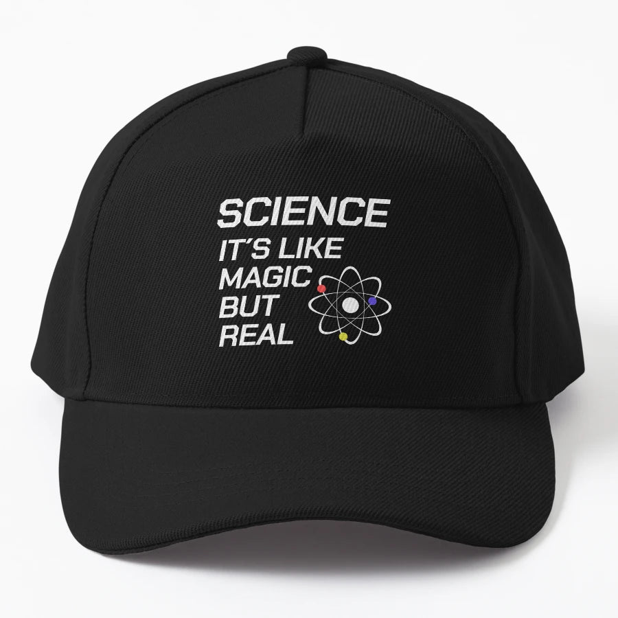 Science It S Like Magic But Real Denim Baseball Cap - Premiu - Snapback, Trucker Hat, Dad Hat, Denim Baseball Cap