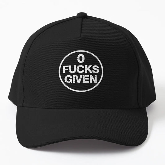 0 Fucks Given Zero Fuck Given New Era Snapback - Ideal - Snapback, Trucker Hat, Dad Hat, Denim Baseball Cap