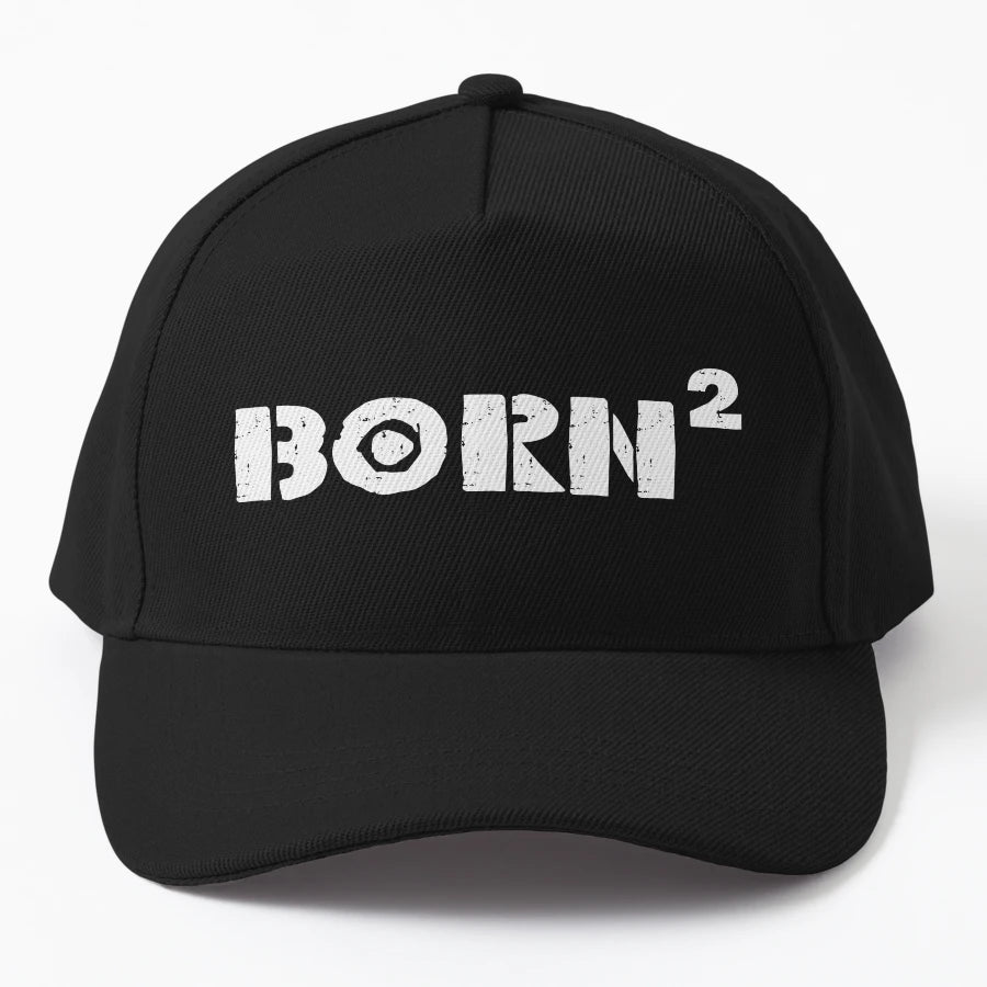 Born Again Christian Denim Baseball Cap - Breathable Mesh - Snapback, Trucker Hat, Dad Hat, Denim Baseball Cap