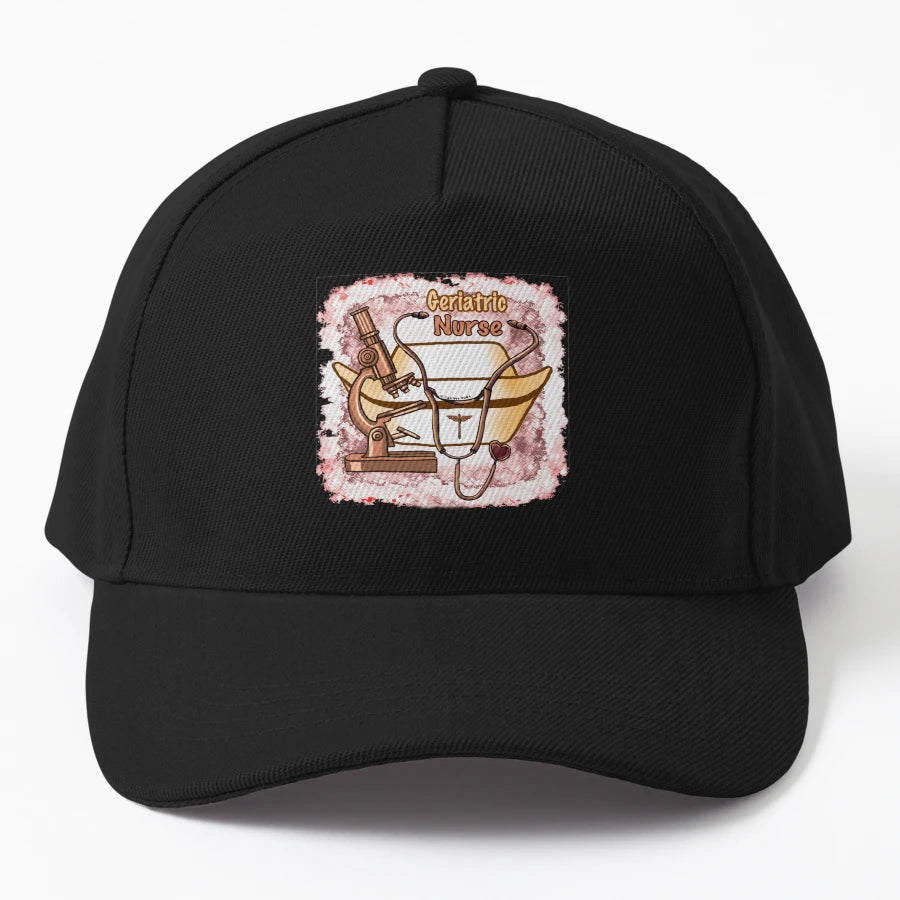 Healthcare Geriatric Nurse OTTO Dad Hat - Structured - Snapback, Trucker Hat, Dad Hat, Denim Baseball Cap