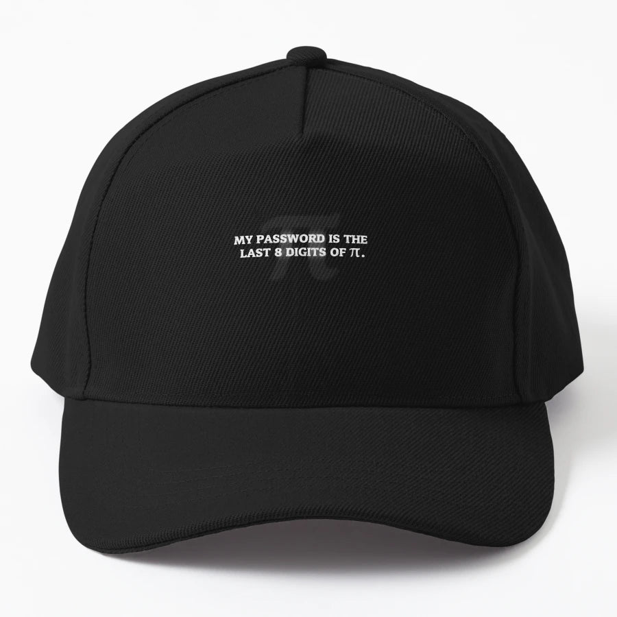 My Password Is Pi Funny Math Nerd T Shirt Trucker Hat - Snapback, Trucker Hat, Dad Hat, Denim Baseball Cap