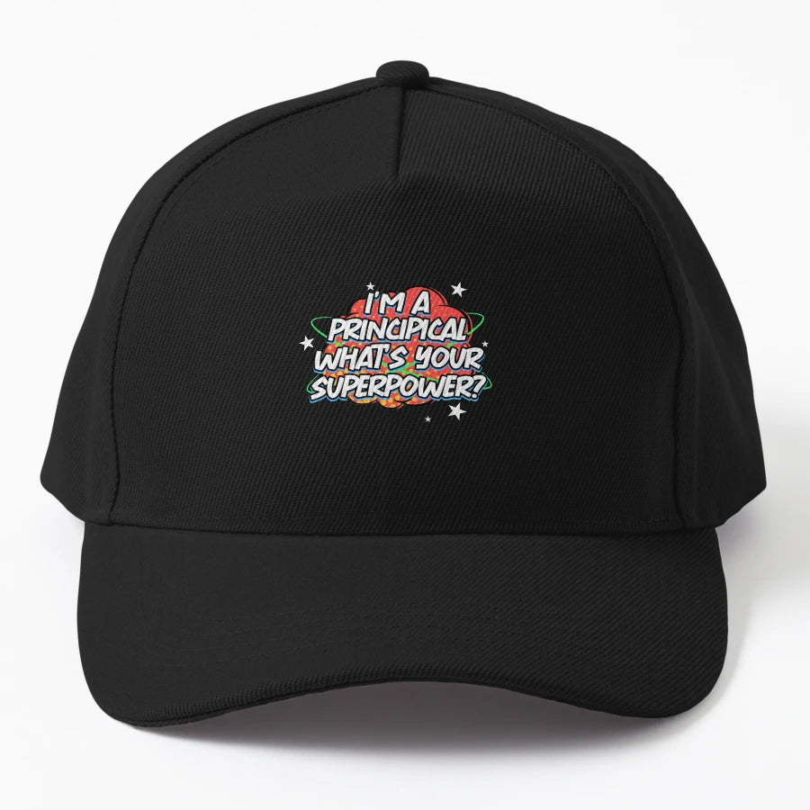 Im Principal Whats Your Superpower Super New Era Snapback - Snapback, Trucker Hat, Dad Hat, Denim Baseball Cap