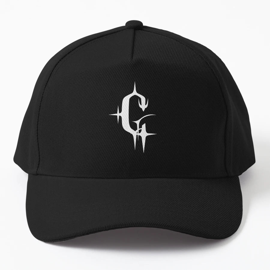 Guardian Symbol Denim Baseball Cap - Structured Embroidered - Snapback, Trucker Hat, Dad Hat, Denim Baseball Cap