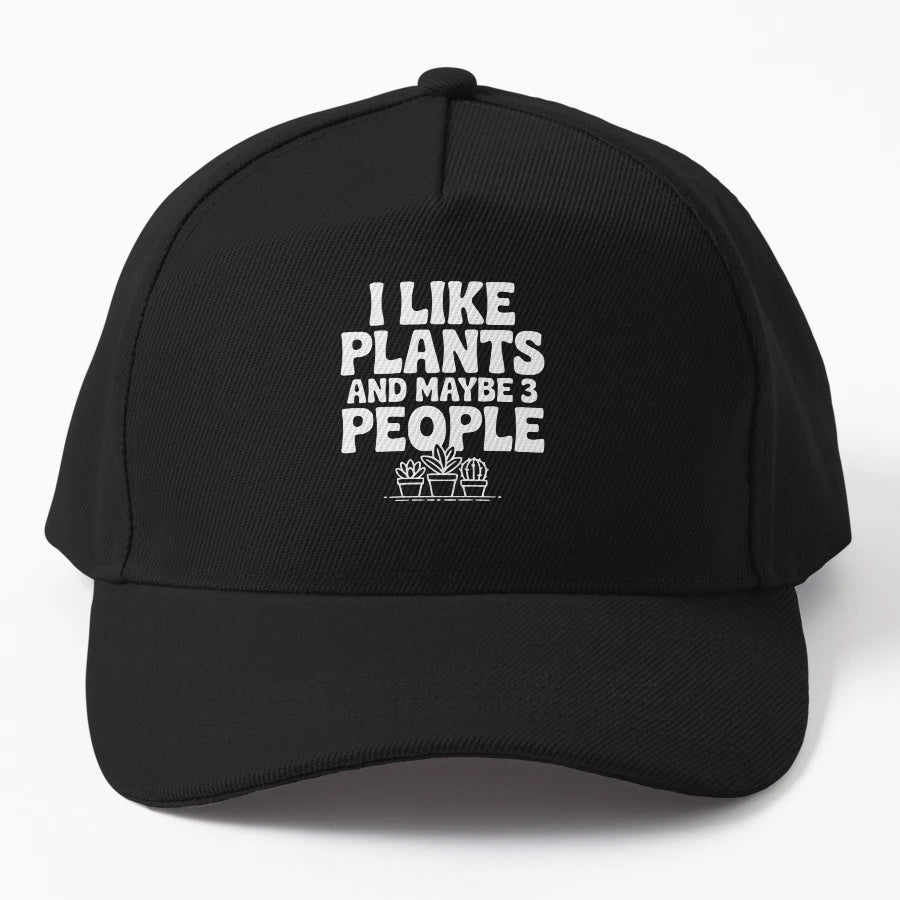 I Like Plants And Maybe 3 People New Era Snapback - Premium - Snapback, Trucker Hat, Dad Hat, Denim Baseball Cap