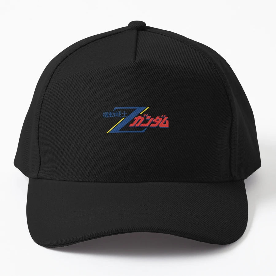 Gundam Zeta Title Logo Jp Trucker Hat - Distressed - Snapback, Trucker Hat, Dad Hat, Denim Baseball Cap