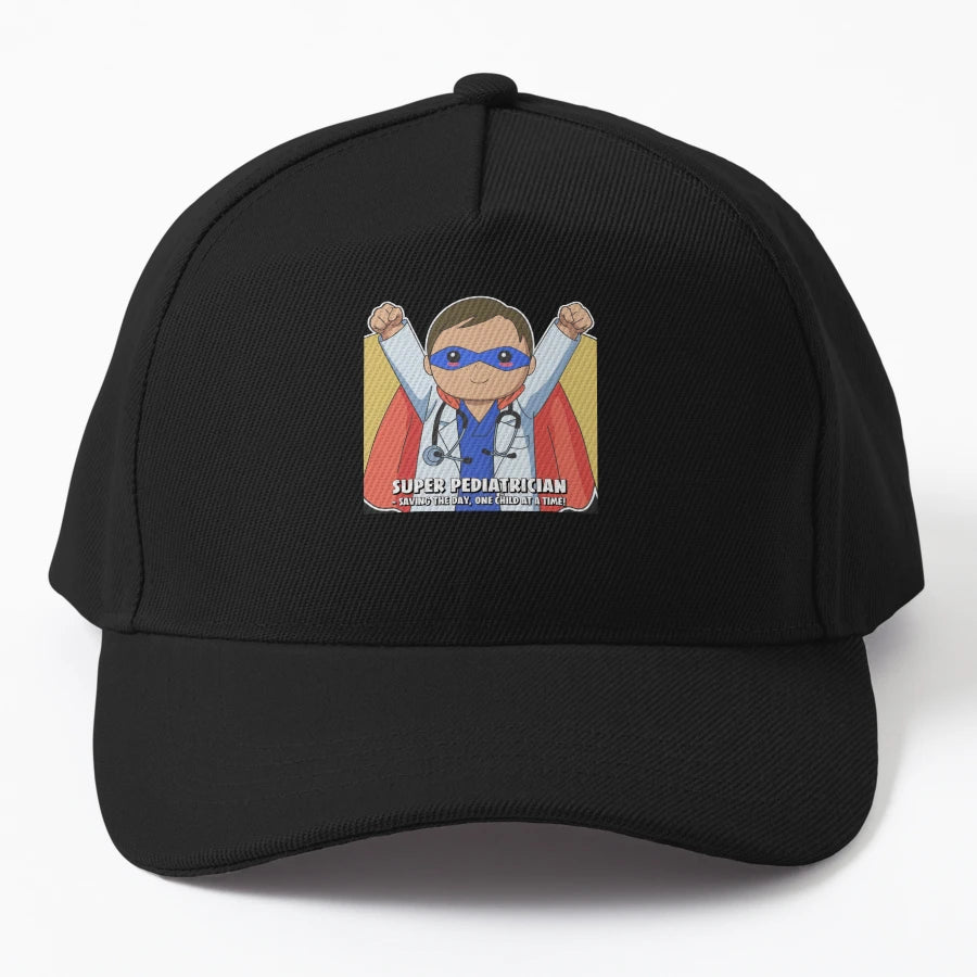 Super Pediatrician Trucker Hat - Distressed Premium - Snapback, Trucker Hat, Dad Hat, Denim Baseball Cap