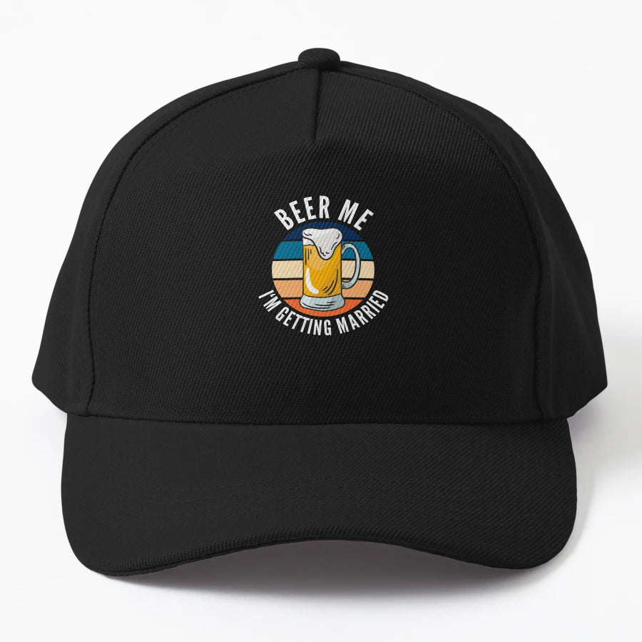 Beer Me Im Getting Married Funny Groom OTTO Dad Hat - Premiu - Snapback, Trucker Hat, Dad Hat, Denim Baseball Cap