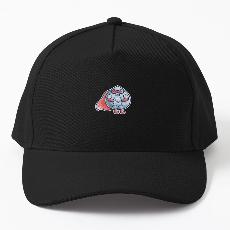 Superfluid Helium Kawaii Cute Science Superhero Trucker Hat - Snapback, Trucker Hat, Dad Hat, Denim Baseball Cap