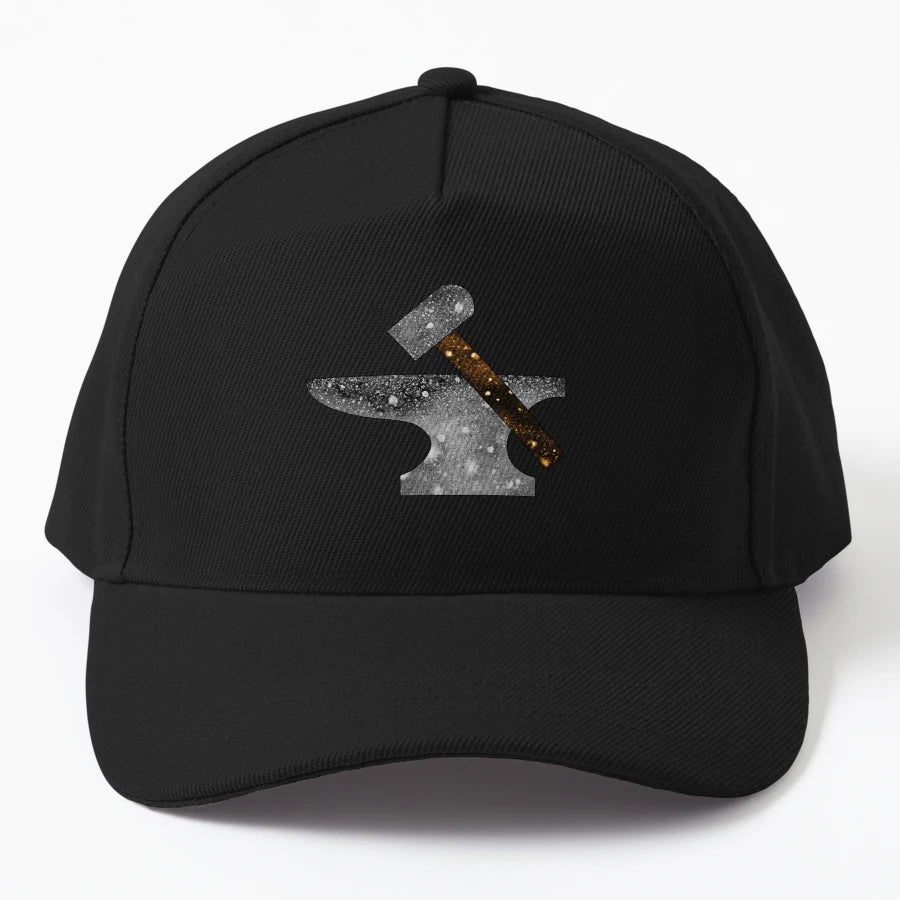 Cosmic Hephaestus OTTO Dad Hat - Unstructured Custom Crafted - Snapback, Trucker Hat, Dad Hat, Denim Baseball Cap