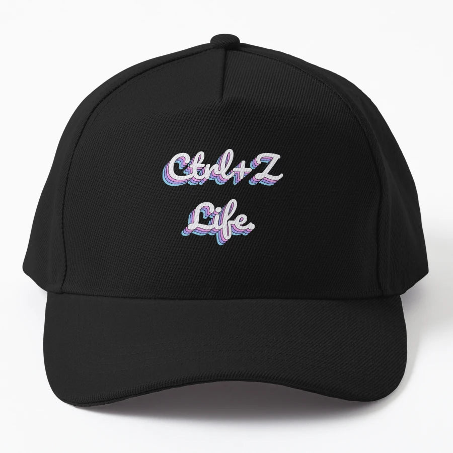 Ctrl Z Life OTTO Dad Hat - Structured Classic Style - Snapback, Trucker Hat, Dad Hat, Denim Baseball Cap