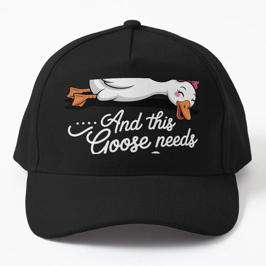 100 Days Goose Needs Nap Funny 100Th Day New Era Snapback - Snapback, Trucker Hat, Dad Hat, Denim Baseball Cap