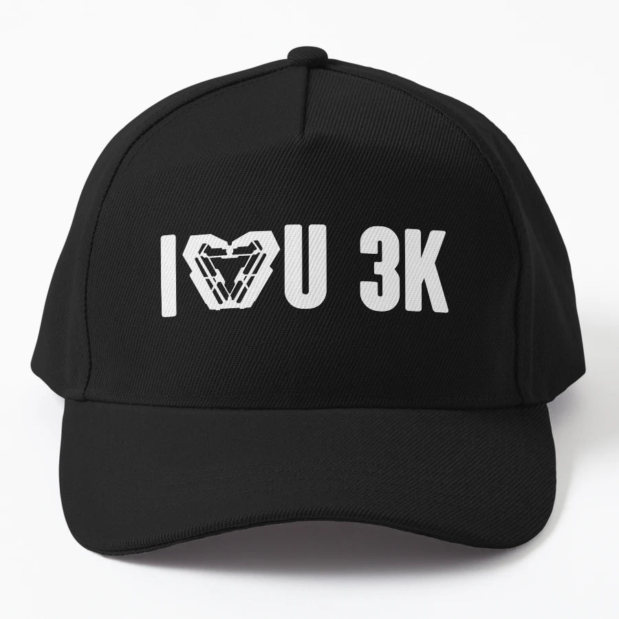 Ily3K Whiteart Denim Baseball Cap - Distressed Low-Profile - Snapback, Trucker Hat, Dad Hat, Denim Baseball Cap