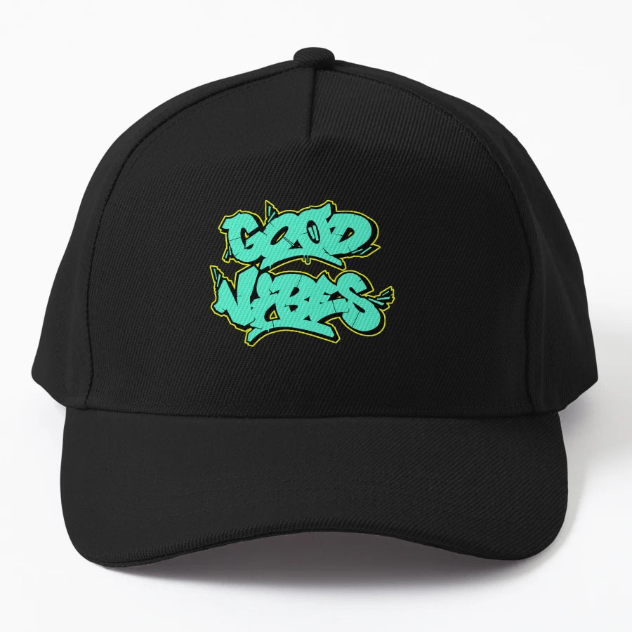 Good Vibes New Era Snapback - Custom Embroidery - Snapback, Trucker Hat, Dad Hat, Denim Baseball Cap