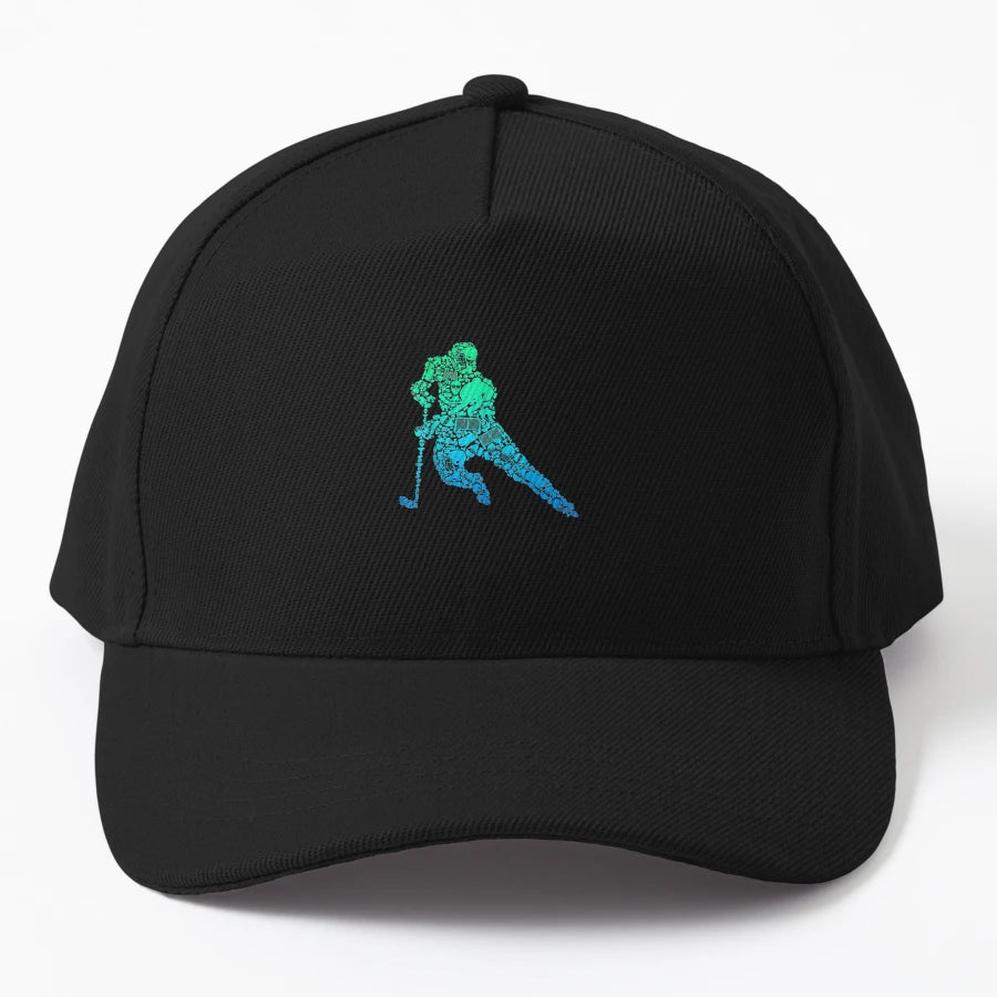 Hockey Player Ice Hockey OTTO Dad Hat - Best Gift for - Snapback, Trucker Hat, Dad Hat, Denim Baseball Cap