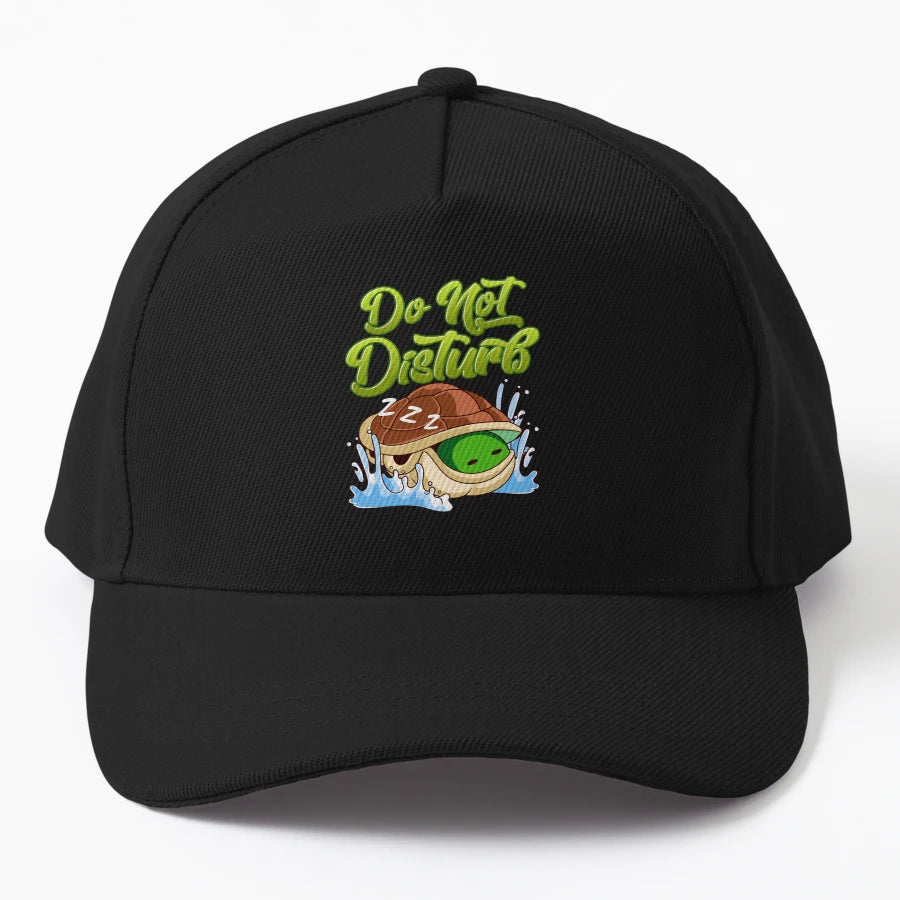 Cute Turtles Do Not Disturb Turtle Shell New Era Snapback - Snapback, Trucker Hat, Dad Hat, Denim Baseball Cap