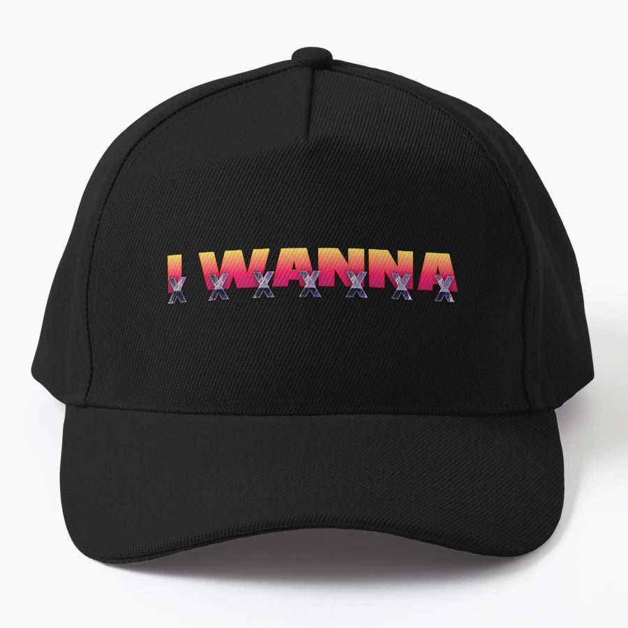 I Wanna Xxx New Era Snapback - Distressed Embroidered Art - Snapback, Trucker Hat, Dad Hat, Denim Baseball Cap