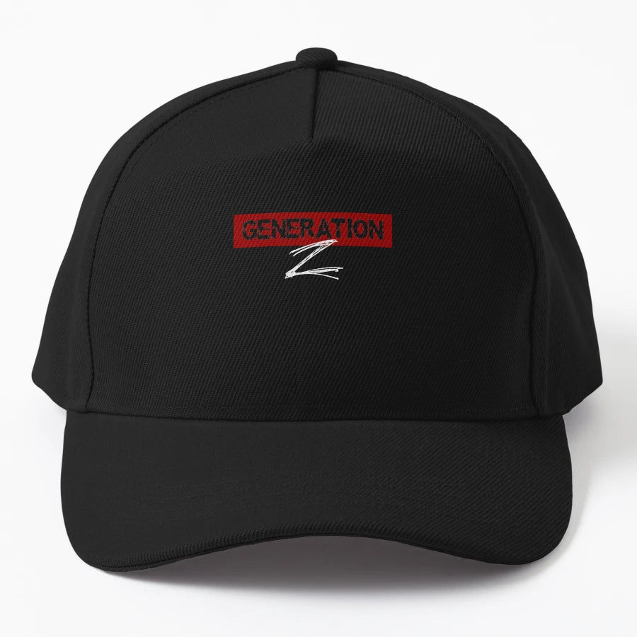 Gen Z Generation Z Zoomer Alpha Denim Baseball Cap - Snapback, Trucker Hat, Dad Hat, Denim Baseball Cap