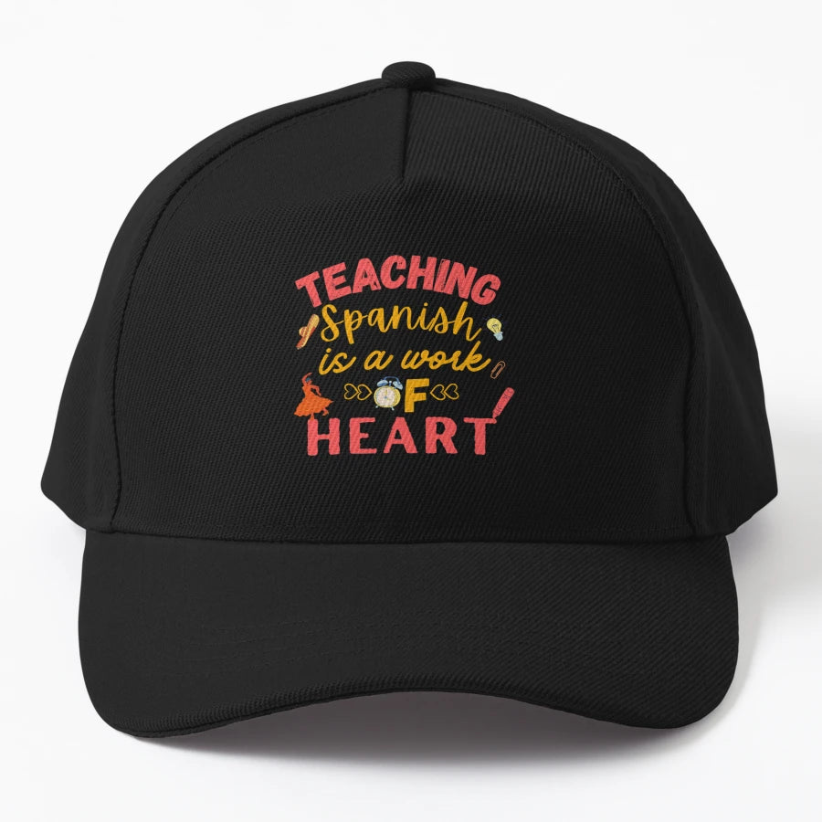 Funny Spanish Teachers Cool Valentines Day OTTO Dad Hat - Snapback, Trucker Hat, Dad Hat, Denim Baseball Cap